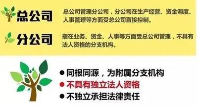 注冊(cè)子公司好還是分公司好，子公司和分公司有什么區(qū)別？